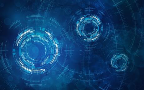 Abstract Circles Abstract white circles on blue background - Image by xresch from Pixabay