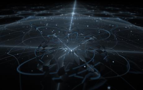 Black and white image with shaft of light impacting globe - Image by Garik Barseghyan from Pixabay