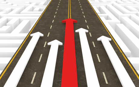 Arrows in maze Arrows in maze