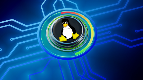 Tux Button on Circuit Board Tux; circuits; button - Pixabay