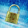Gold Padlock on blue digital background - Image by Jan Alexander from Pixabay